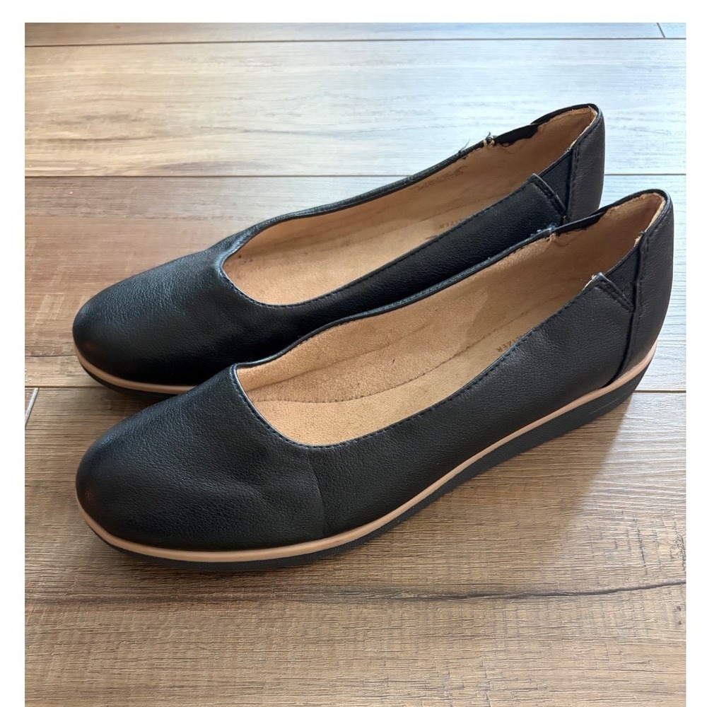 Soul Naturalizer Idea Black Ballet Flats Womens Size 9M Round Toe Slip On Shoes